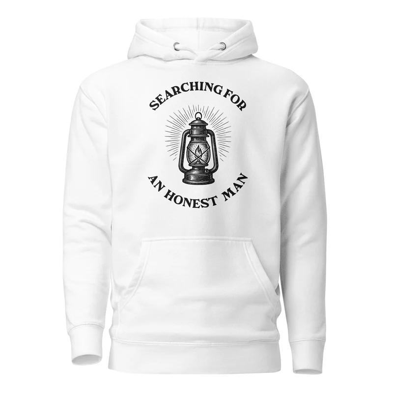 Diogenes' Lantern - Searching for an honest man - Premium Hoodie