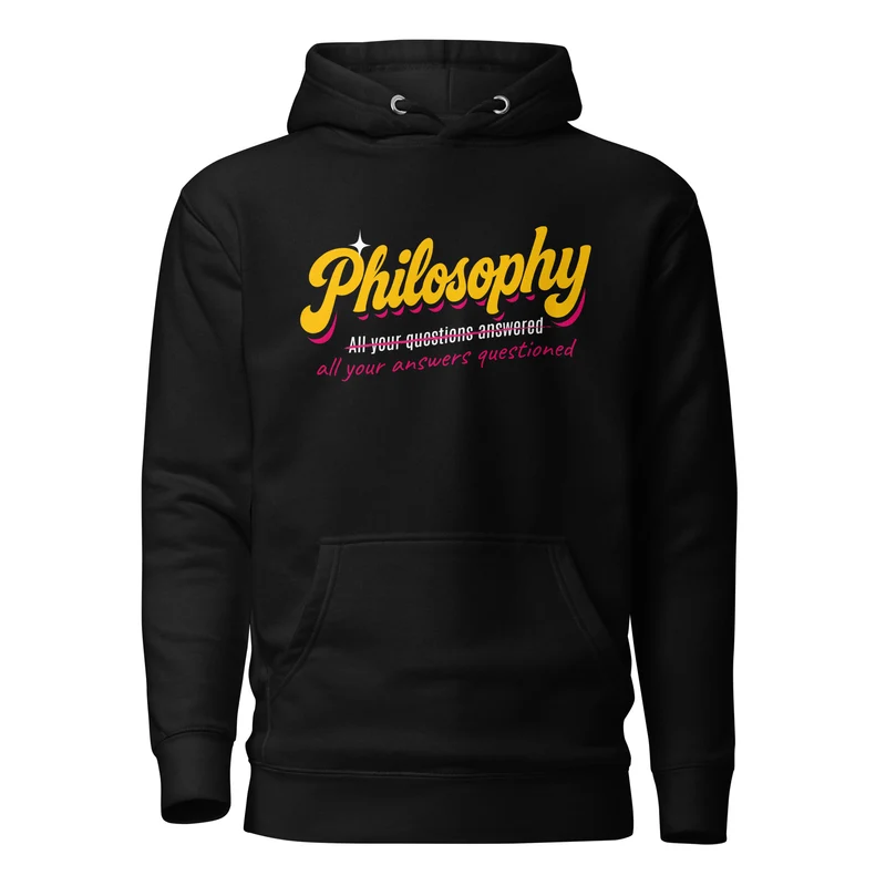 Philosophy: All your answers questioned - Premium Hoodie