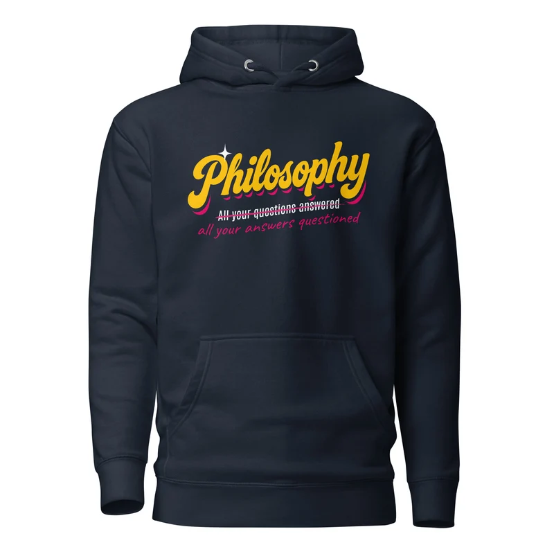 Philosophy: All your answers questioned - Premium Hoodie