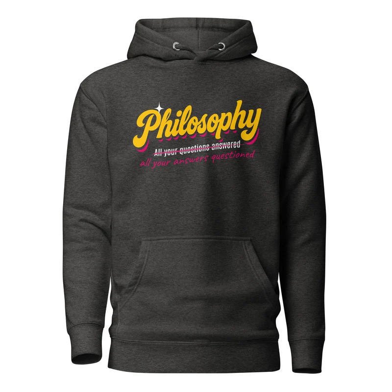 Philosophy: All your answers questioned - Premium Hoodie