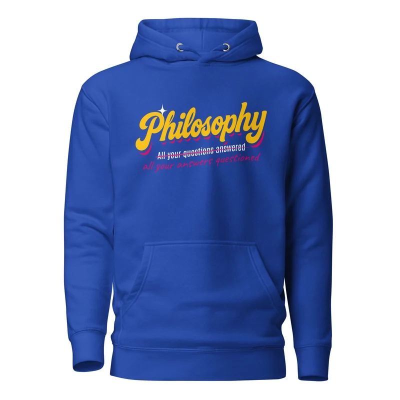 Philosophy: All your answers questioned - Premium Hoodie