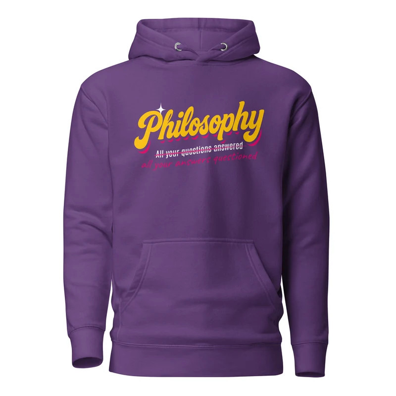 Philosophy: All your answers questioned - Premium Hoodie