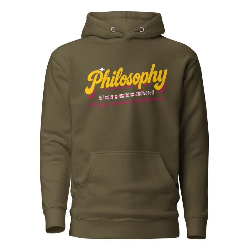 Philosophy: All your answers questioned - Premium Hoodie
