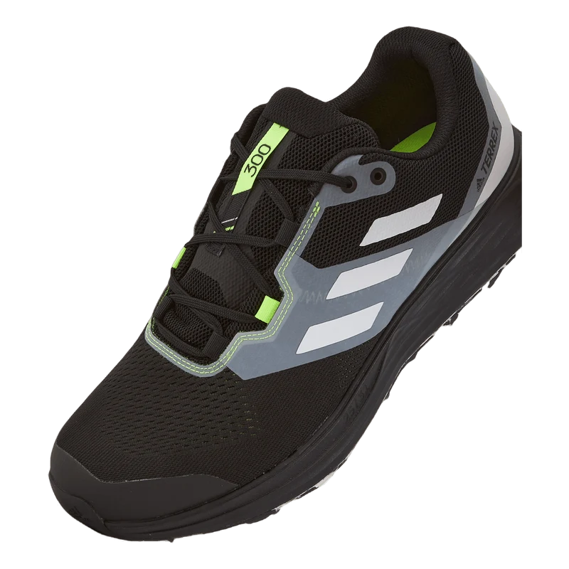 Terrex Two Flow Trail Running Shoes Core Black / Crystal White / Solar Yellow