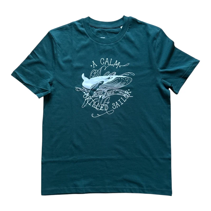 „A Calm Sea…“ Whale Unisex T-Shirt