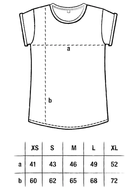 Seepferdchen Rolled-Sleeve Damen T-Shirt – Made in Kenya
