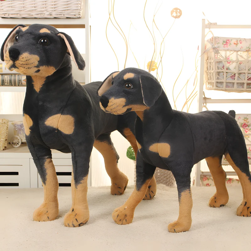 Black Dog Plush Toy