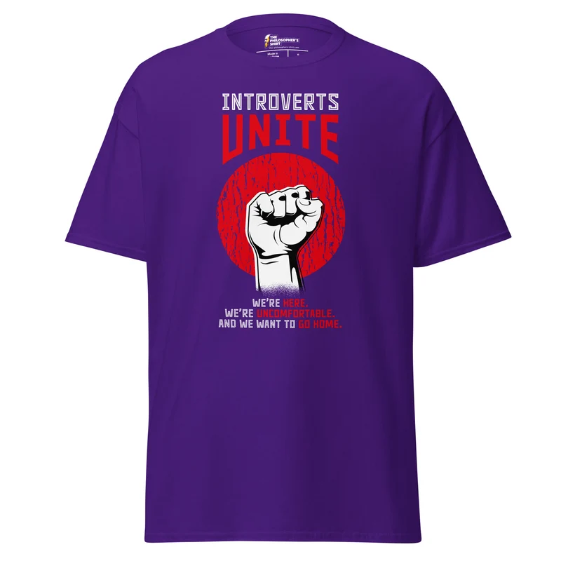 Introverts unite! - Unisex Classic T-Shirt