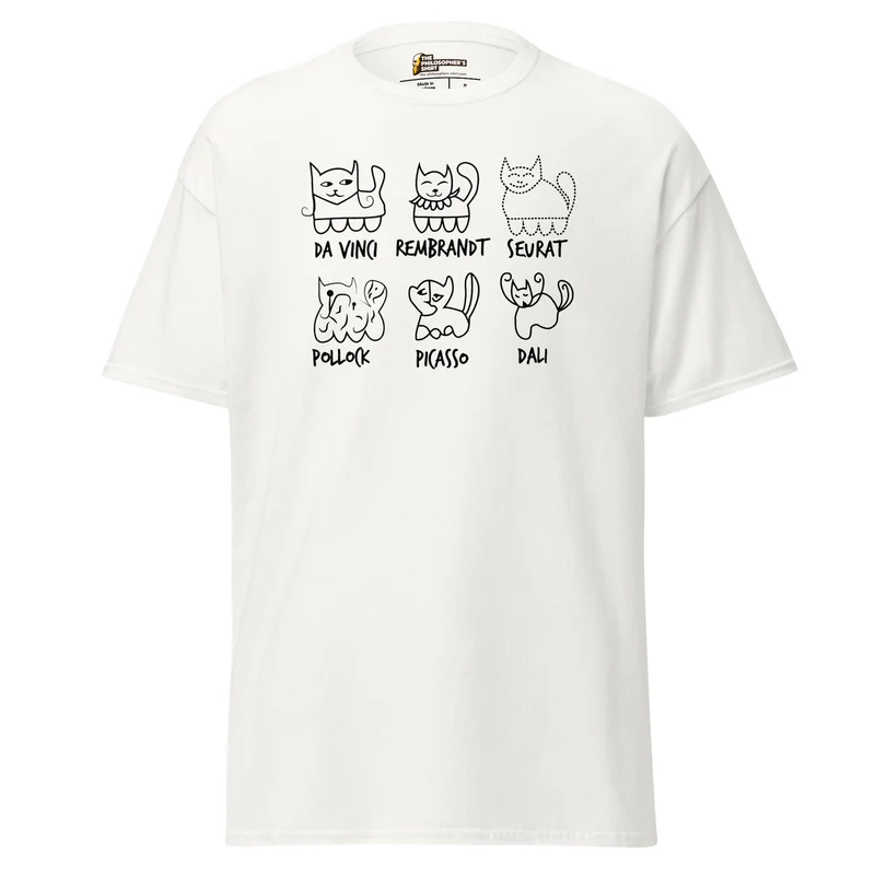 Cat by Artist - Unisex Classic T-Shirt