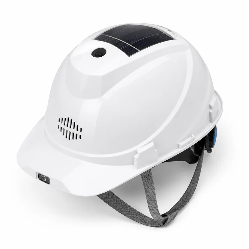 Solar Cooling Fan Helmet