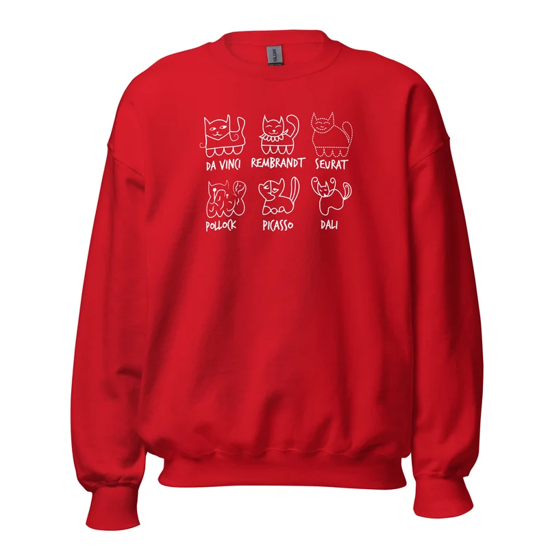 Cat by Artist - Sweatshirt