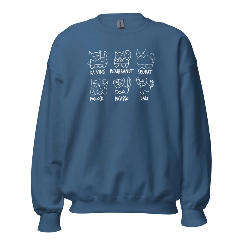Cat by Artist - Sweatshirt