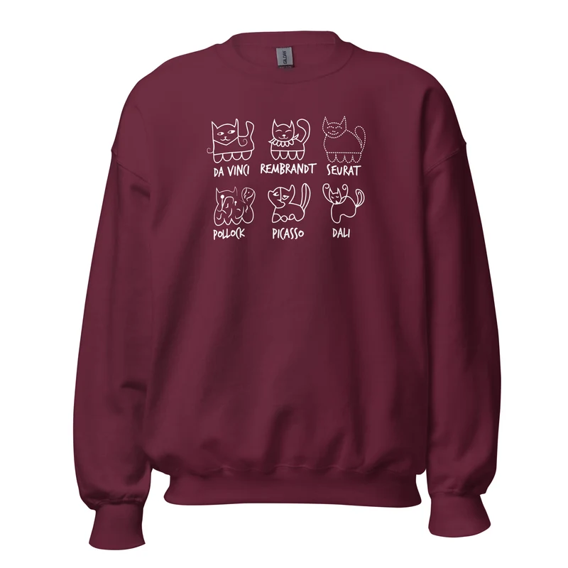Cat by Artist - Sweatshirt