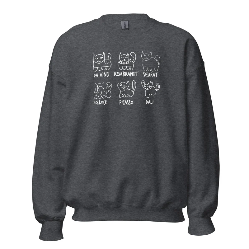Cat by Artist - Sweatshirt