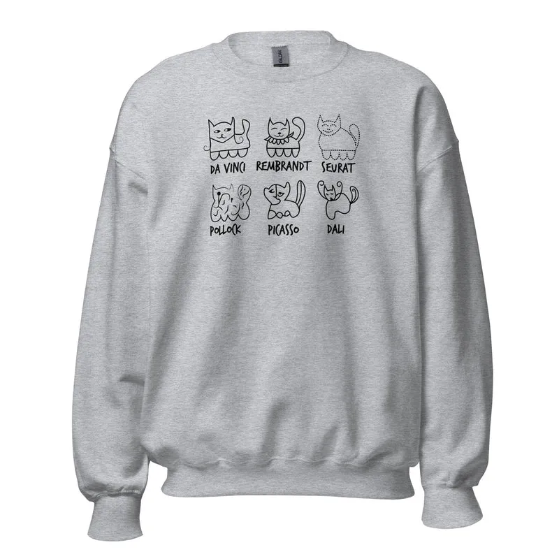 Cat by Artist - Sweatshirt