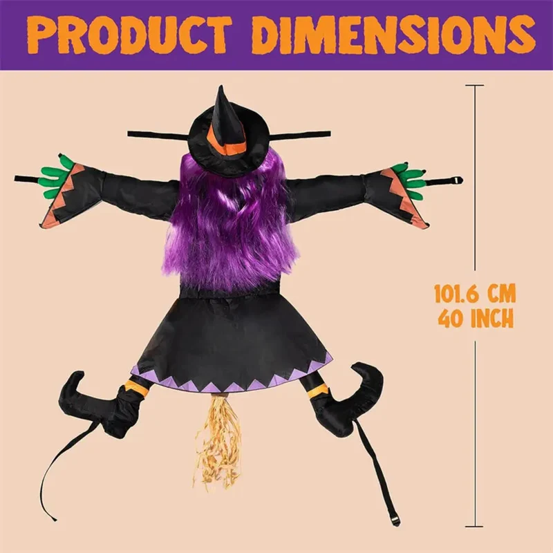 Hanging Witch Decoration
