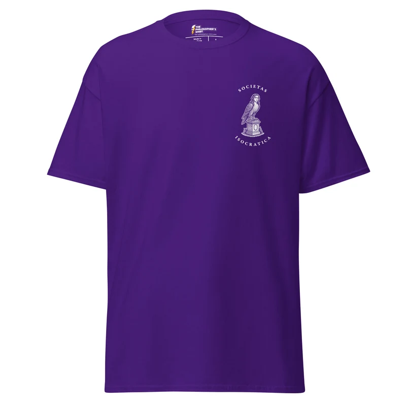 Club Isocrates - Front & Back Print - Unisex Classic T-Shirt