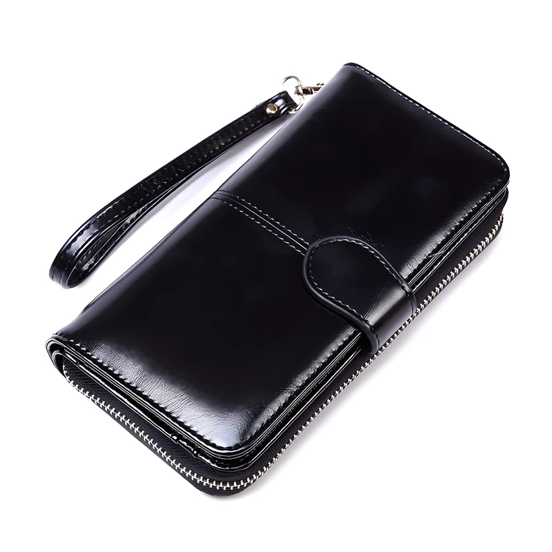 Long Wallet with Wrist Strap