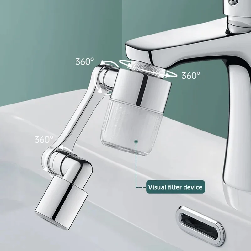 Dual-Outlet Faucet Filter Arm