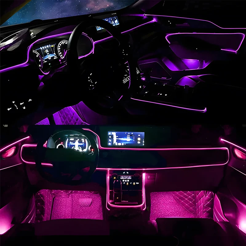 RGB Car Fiber-Optic Light Kit