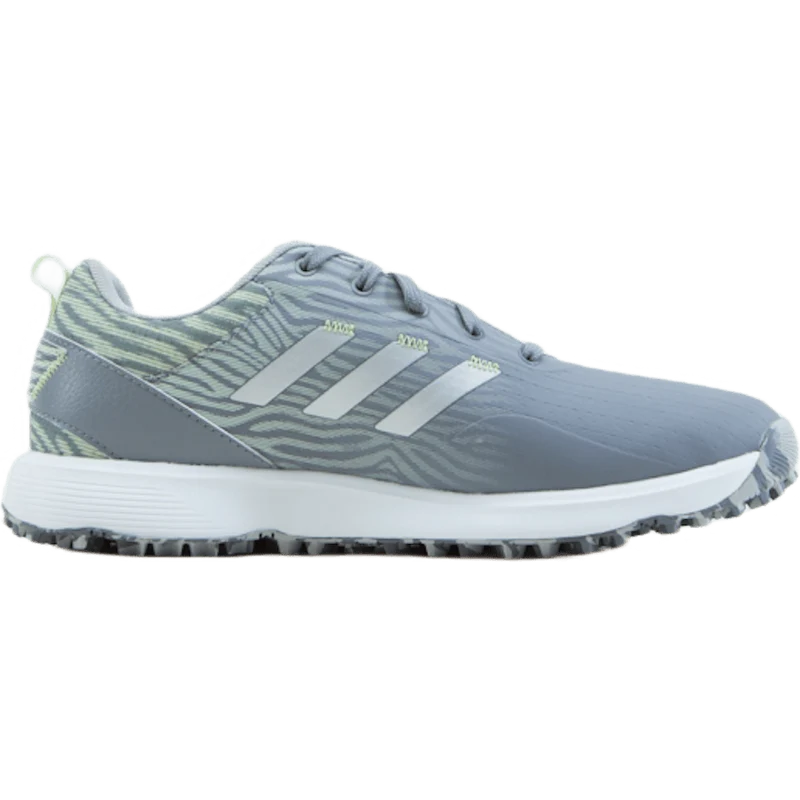 Women's S2G Spikeless Golf Shoes Grey Three / Silver Metallic / Almost Lime