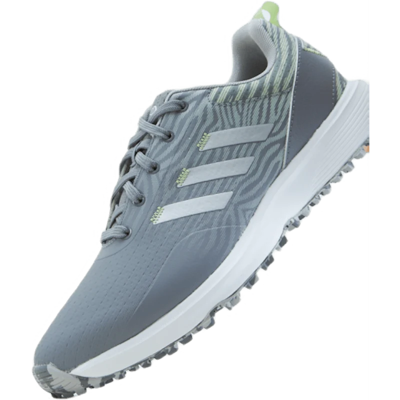 Women's S2G Spikeless Golf Shoes Grey Three / Silver Metallic / Almost Lime