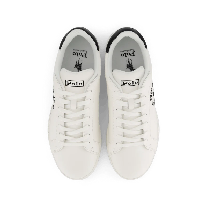Heritage Court II Leather Sneaker Deckwash White / Black