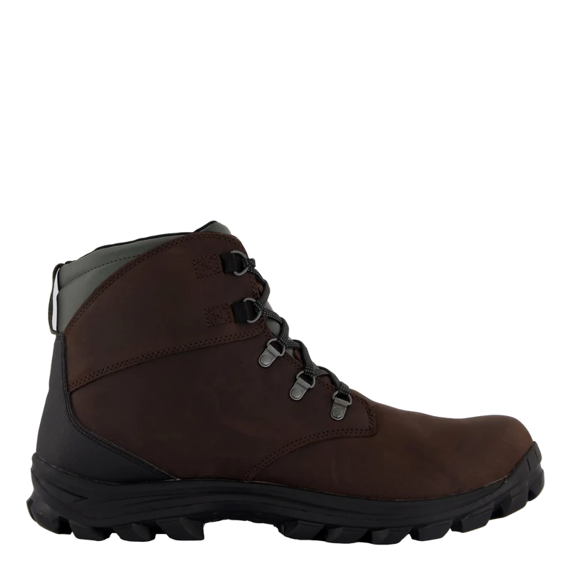 Mid Lace Up Waterproof Snow Bo Dark Brown