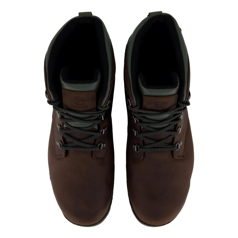 Mid Lace Up Waterproof Snow Bo Dark Brown