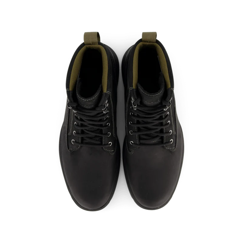Atwells Ave Mid Lace Up Waterp Jet Black