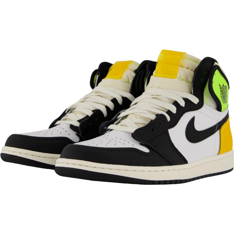 Air Jordan 1 Retro High Og White/black-volt-university Go