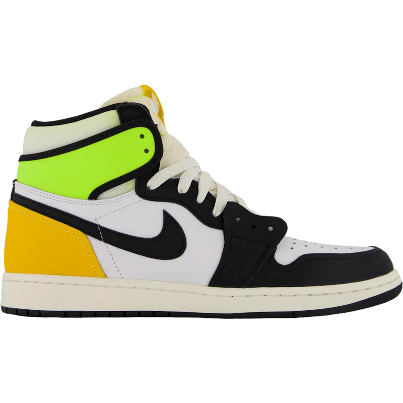 Air Jordan 1 Retro High Og White/black-volt-university Go
