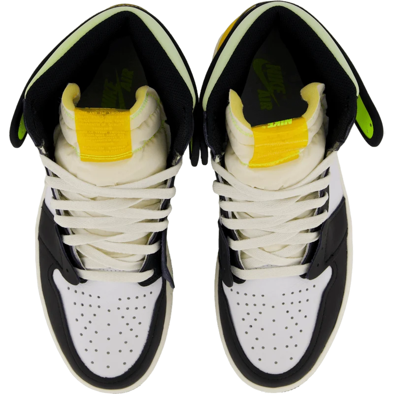Air Jordan 1 Retro High Og White/black-volt-university Go