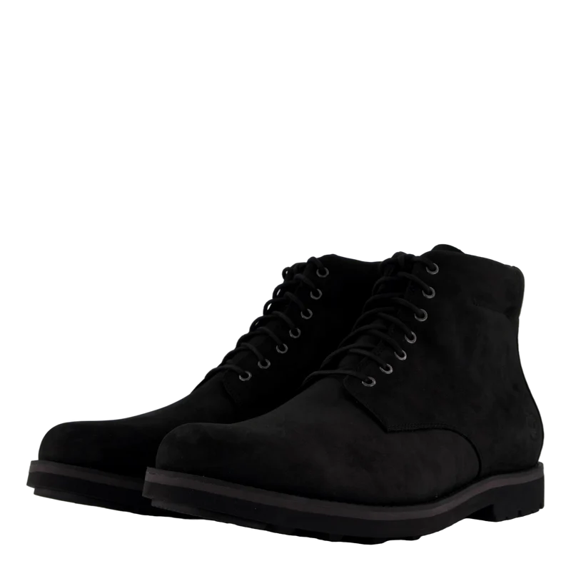 Mid Zip Up Waterproof Boot Jet Black