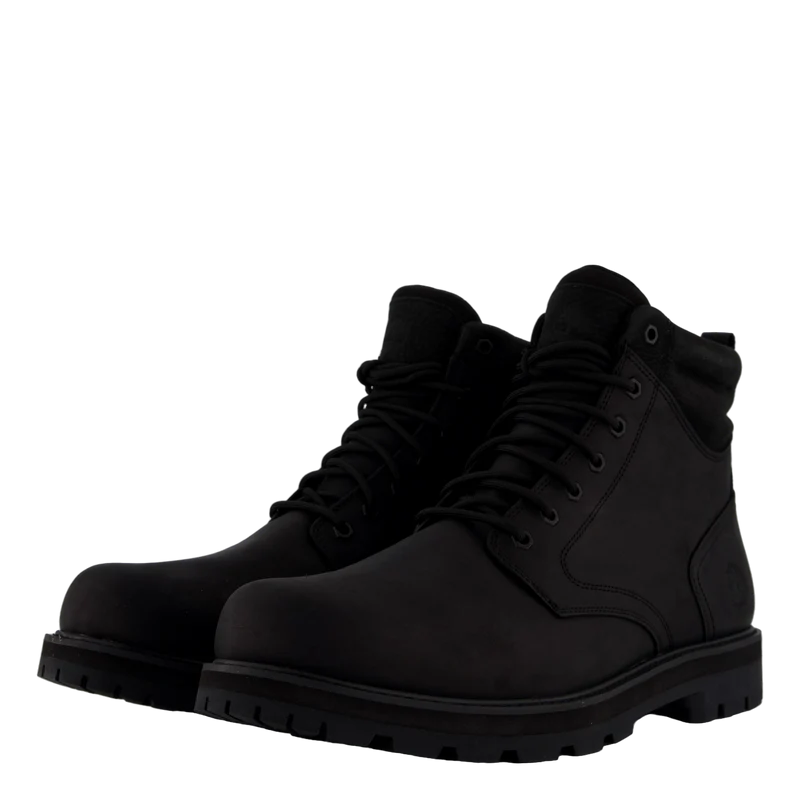 Mid Lace Up Waterproof Boot Blk Full Grain