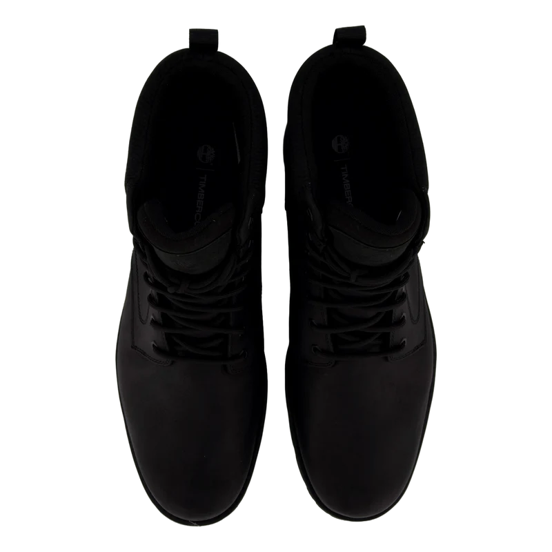 Mid Lace Up Waterproof Boot Blk Full Grain
