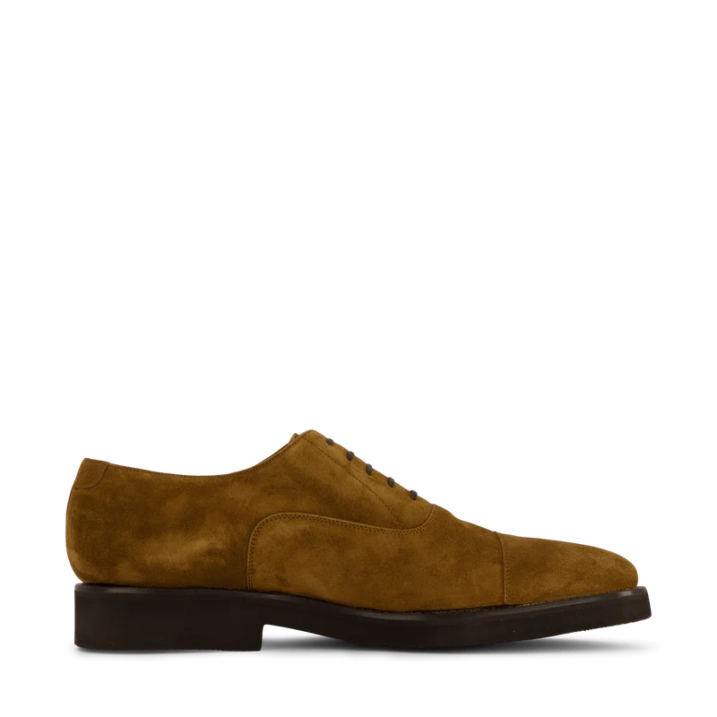 Cap Toe Oxford (rubber Sole) Tabacco