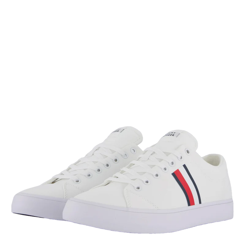 Th Hi Vulc Low Core Stripes Me White