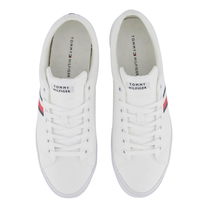 Th Hi Vulc Low Core Stripes Me White