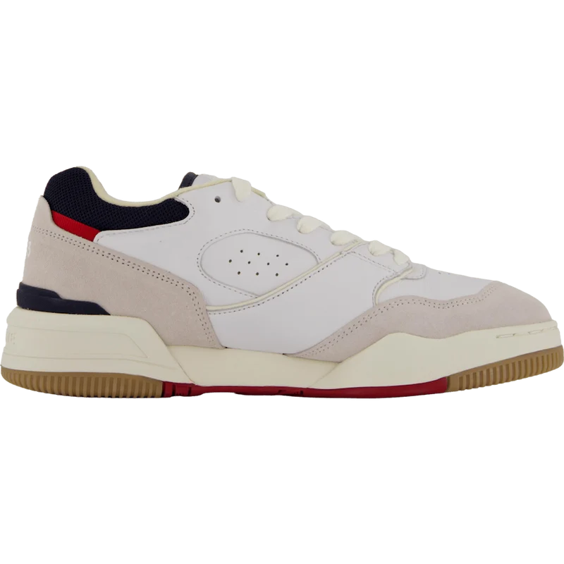 Lineshot Leather Sneakers 40f Off Wht/gum