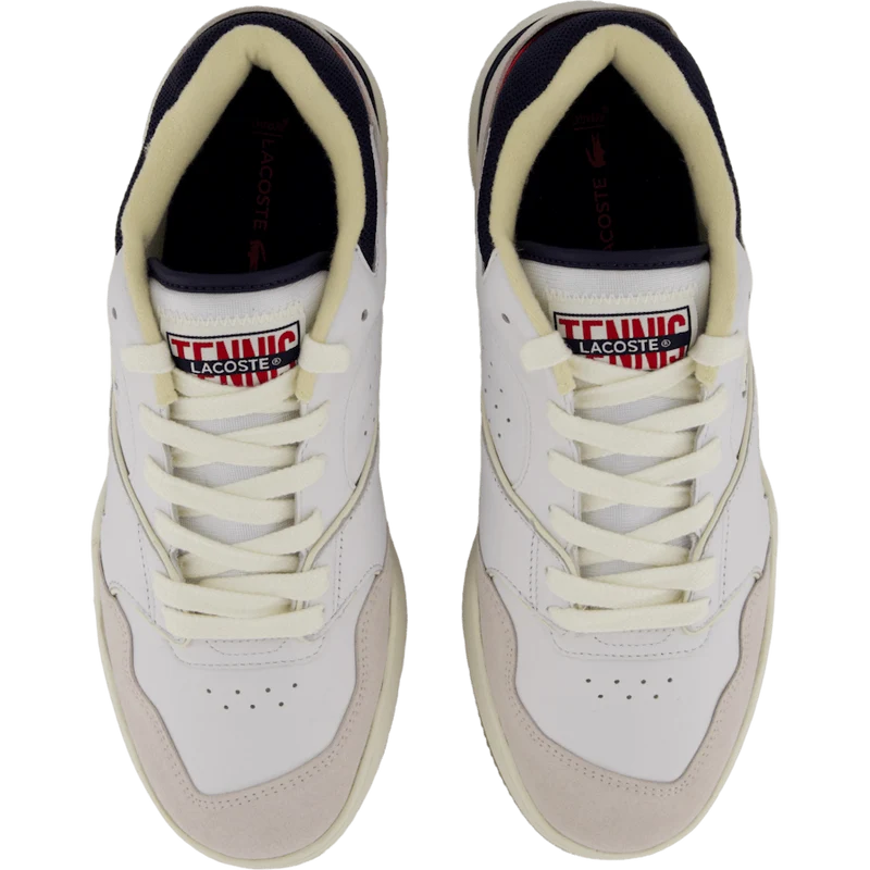 Lineshot Leather Sneakers 40f Off Wht/gum