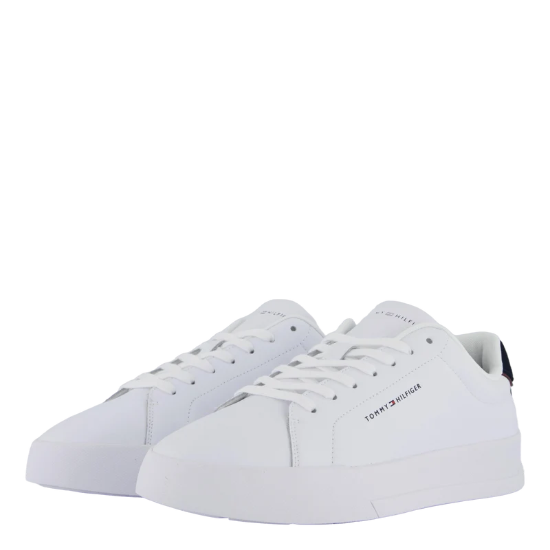 Th Court Lth Detail Ess White
