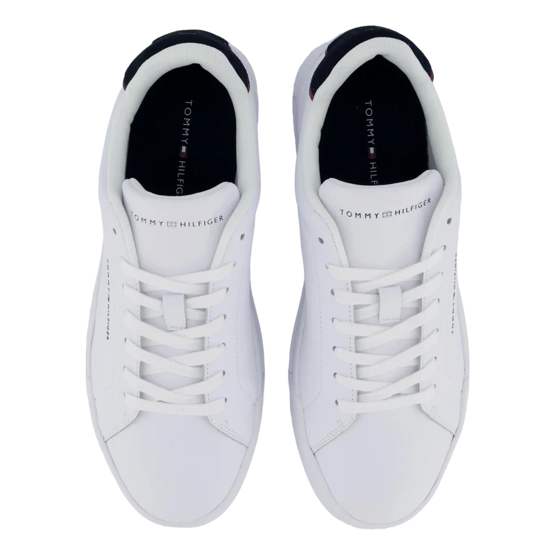 Th Court Lth Detail Ess White