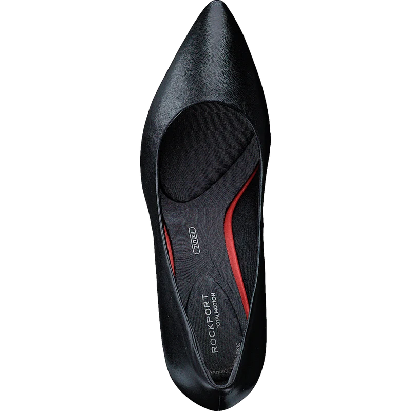Total Motion 75mm Pointy Toe Black