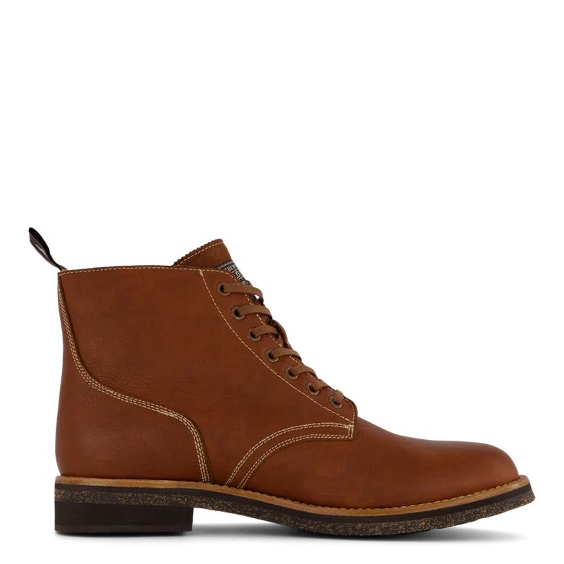 Tumbled Leather Boot Peanut