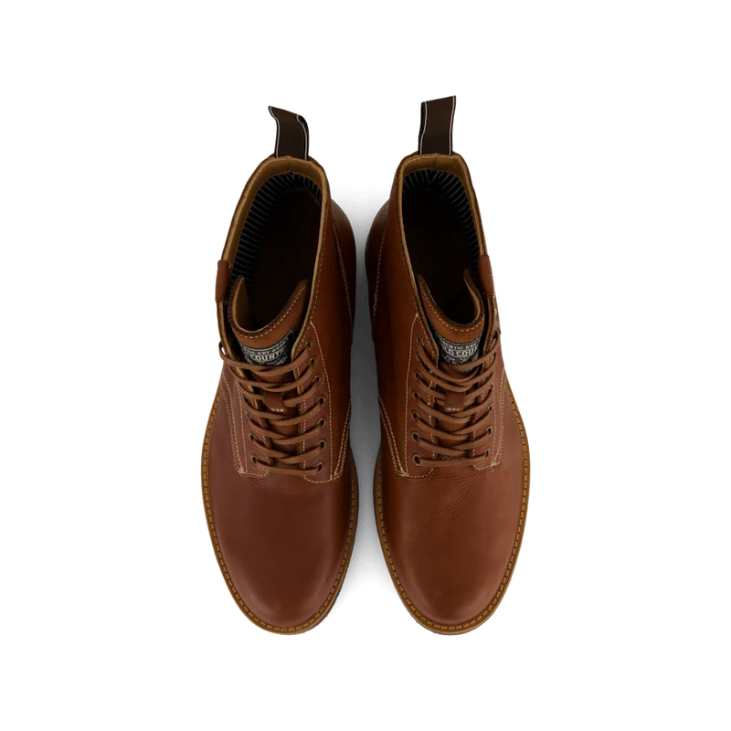 Tumbled Leather Boot Peanut