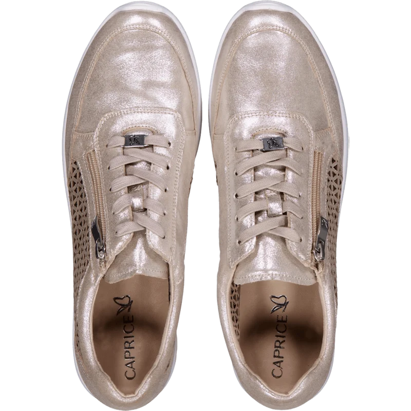Peggy Taupe Metallic