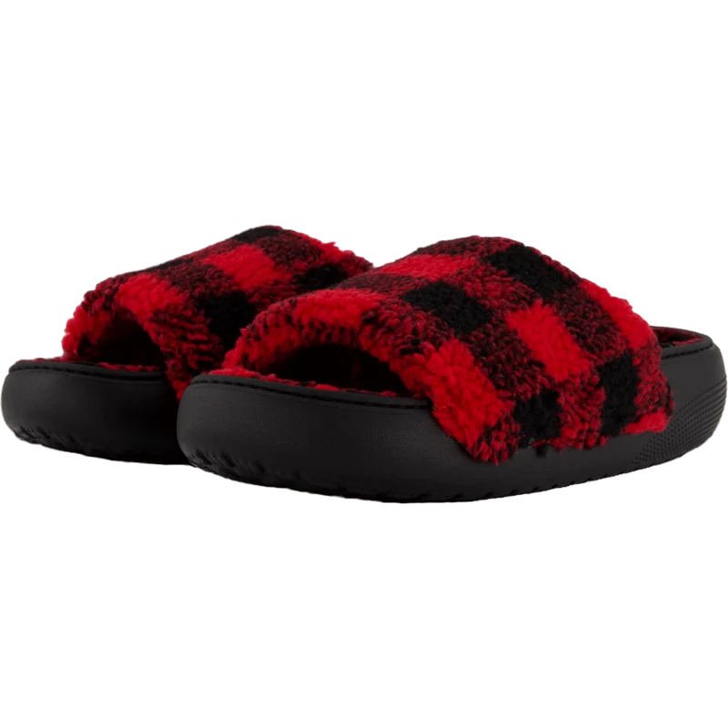 Classic Buff Check Slide Black