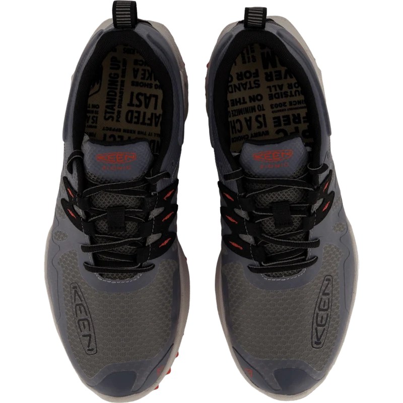 Ke Zionic Wp M-steel Grey-popp Steel Grey-poppy Red