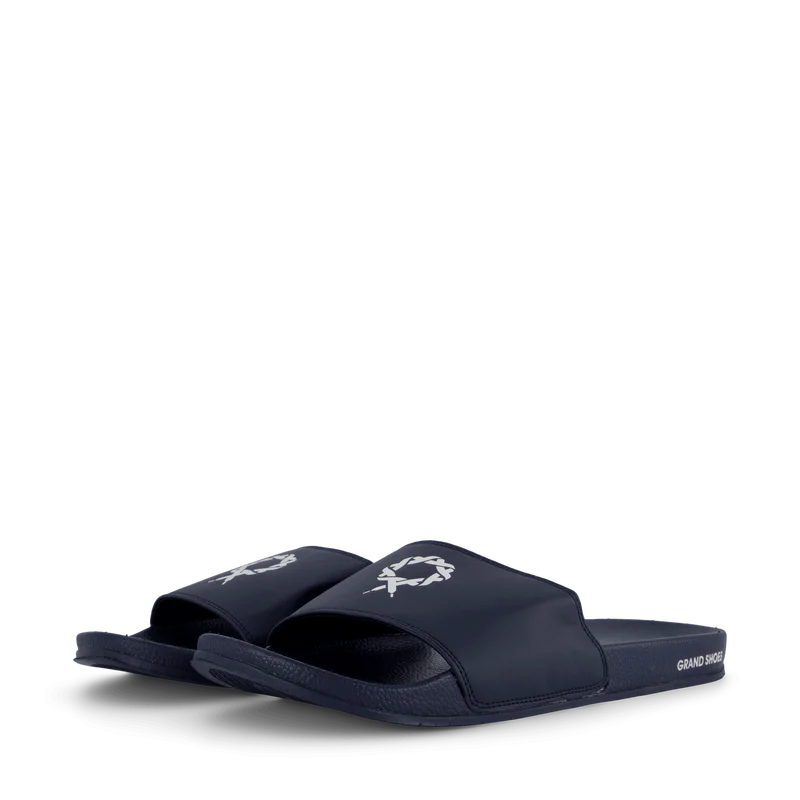 Lounge Slide Navy / White